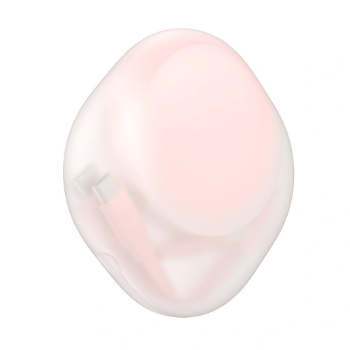 Zwijany kabel USB 3w1 Baseus Let\'s go Little Reunion, Lightning / USB-C / micro USB, 3A, 0,85m (biało-różowy)